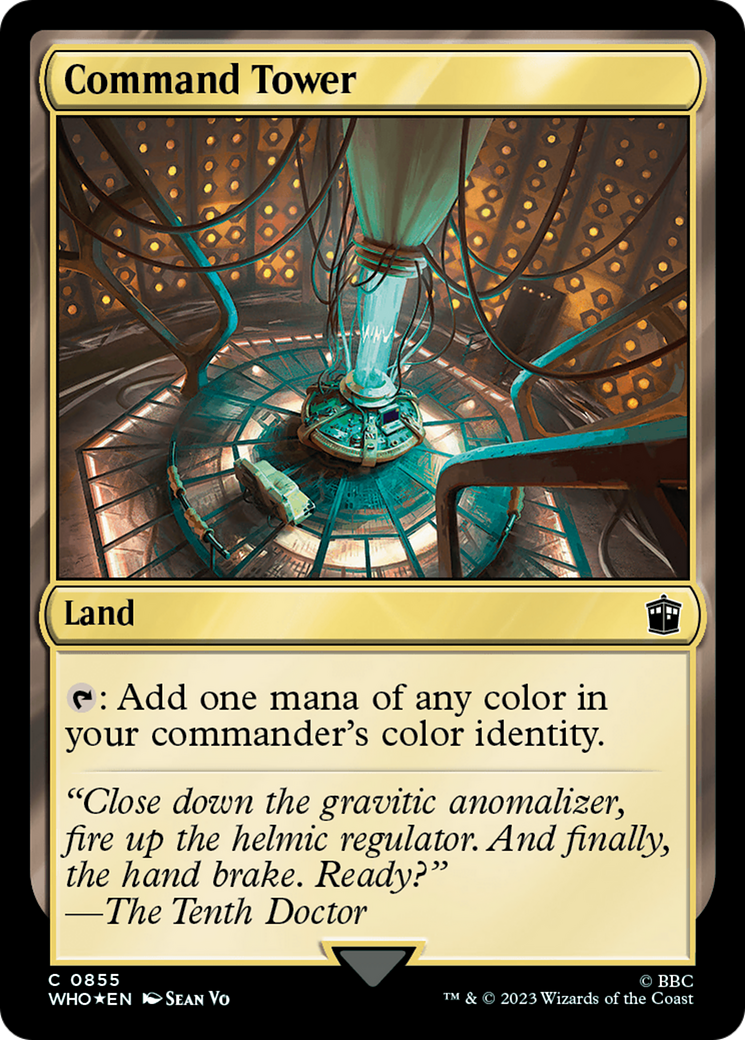 Command Tower (0855) (Surge Foil) [Doctor Who] Foil