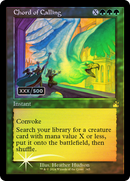 Chord of Calling (Retro Frame) (Serial Numbered) - Ravnica Remastered Foil