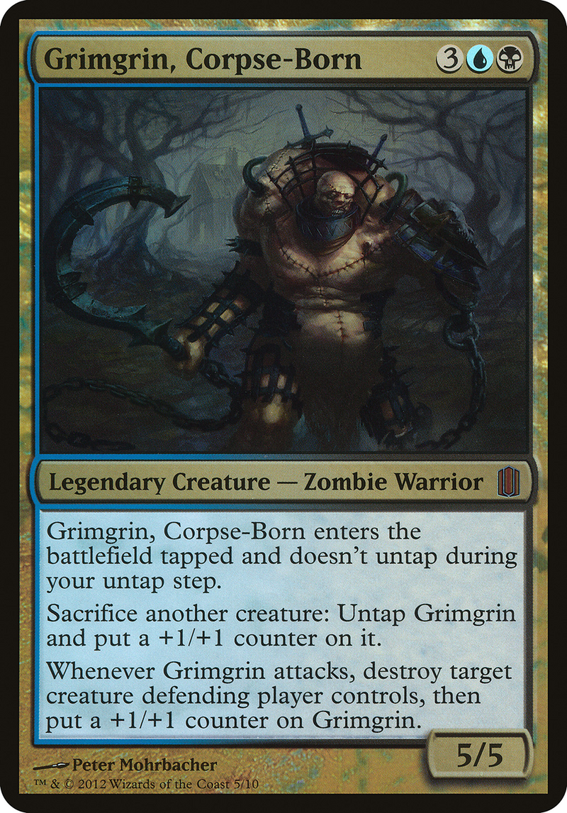 Grimgrin, Corpse-Born (Commander's Arsenal) [Commander's Arsenal Oversized] Foil