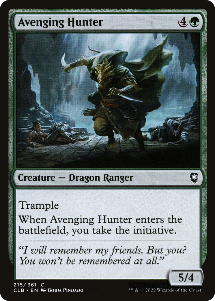 Avenging Hunter - Commander Legends: Battle for Baldur's Gate