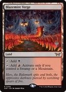 Blazemire Verge [Duskmourn: House of Horror Promos]