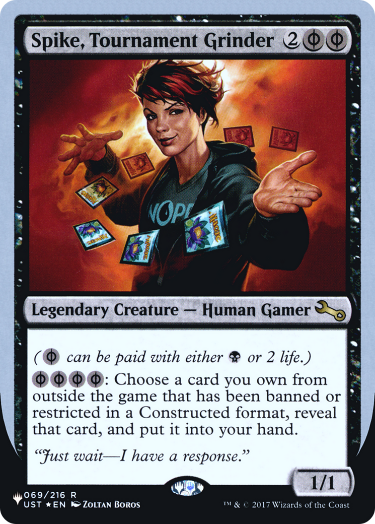 Spike, Tournament Grinder - [The List (Unfinity Foil Edition)] Foil
