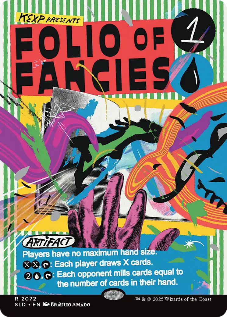 Folio of Fancies (Borderless) [Secret Lair Drop]