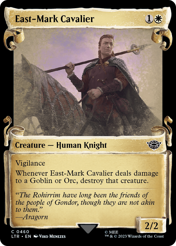 East-Mark Cavalier (Showcase Scrolls): (Showcase) [The Lord of the Rings: Tales of Middle-earth]