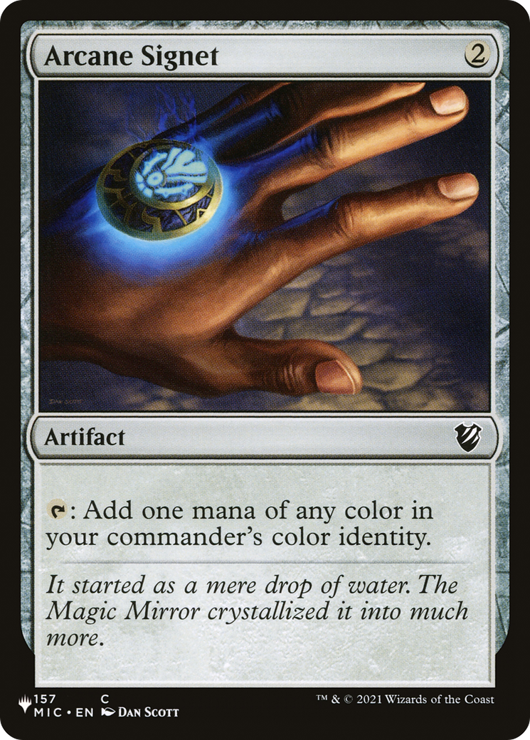 Arcane Signet (MIC) - The List