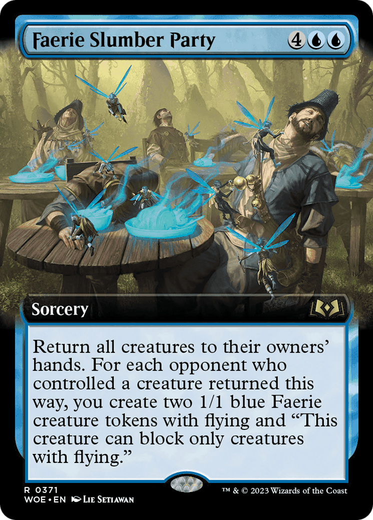 Faerie Slumber Party (Extended Art): (Extended Art) [Wilds of Eldraine]