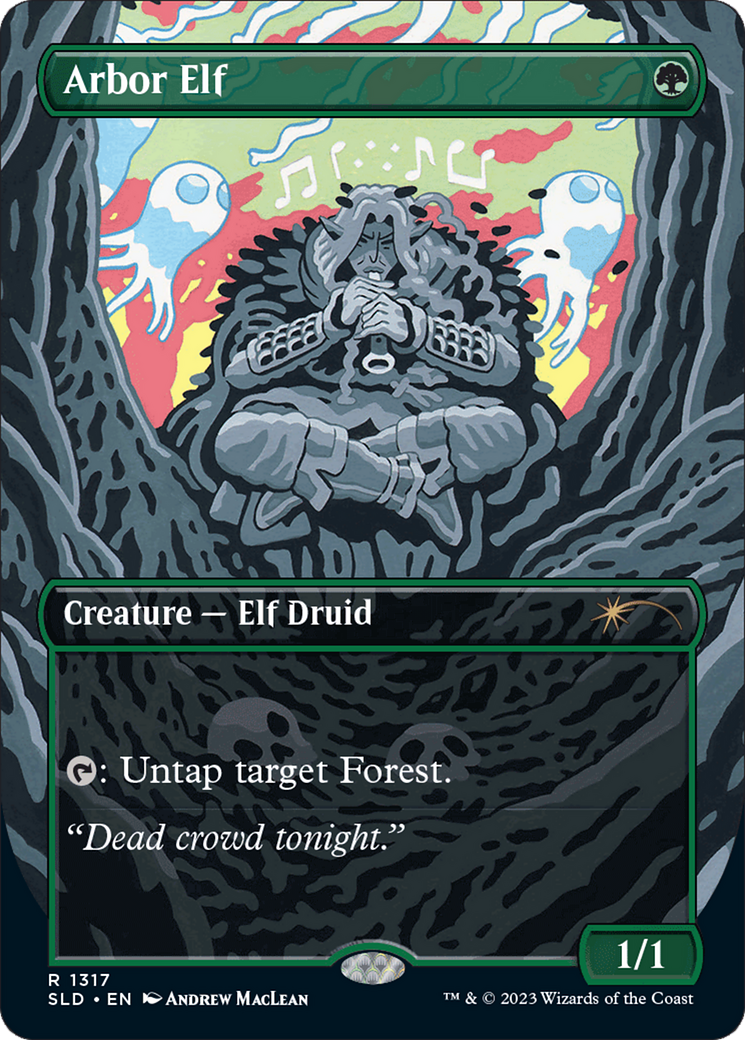 Arbor Elf (Rainbow Foil) [Secret Lair Drop Series]