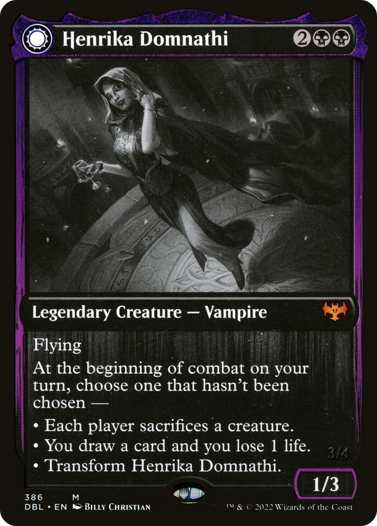Henrika Domnathi: (Double Faced Transform) [Innistrad: Double Feature]