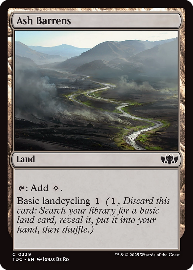 Ash Barrens - Commander: Tarkir: Dragonstorm