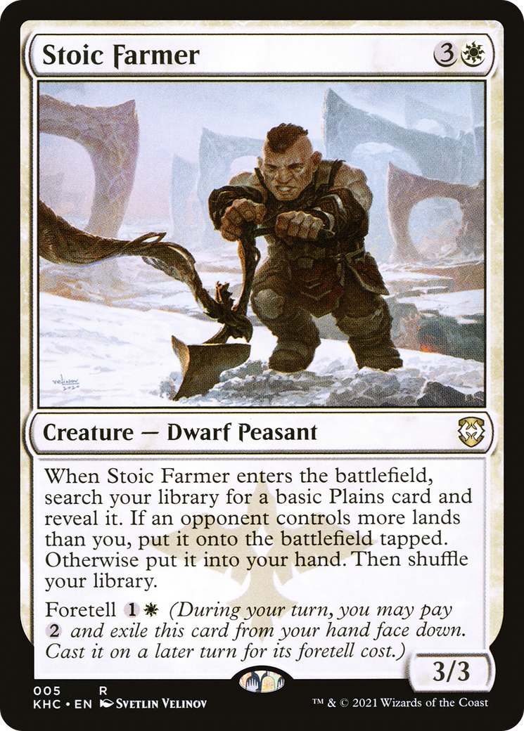 Stoic Farmer - [Kaldheim Commander]