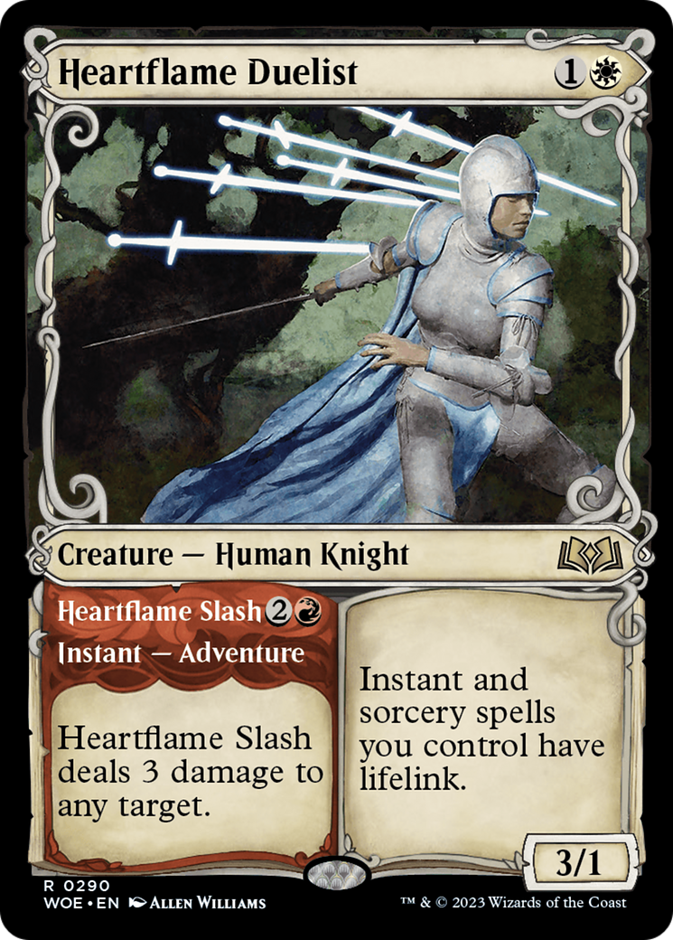 Heartflame Duelist (Showcase): (Showcase) [Wilds of Eldraine]