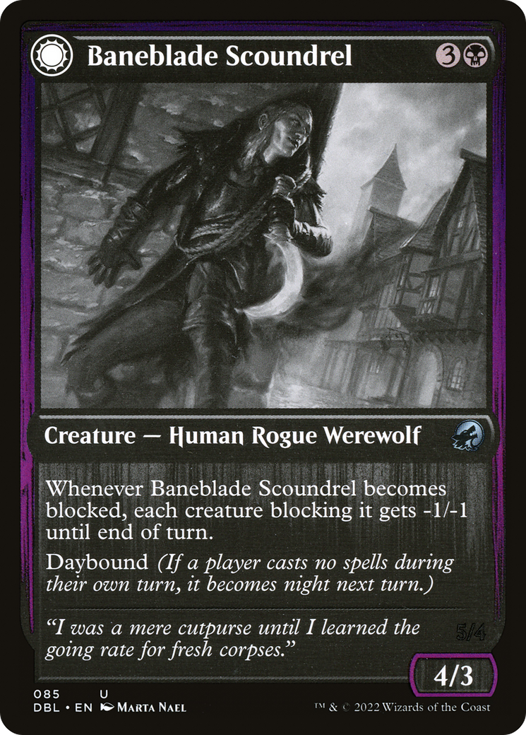 Baneblade Scoundrel - Innistrad: Double Feature: (Double Faced Transform)