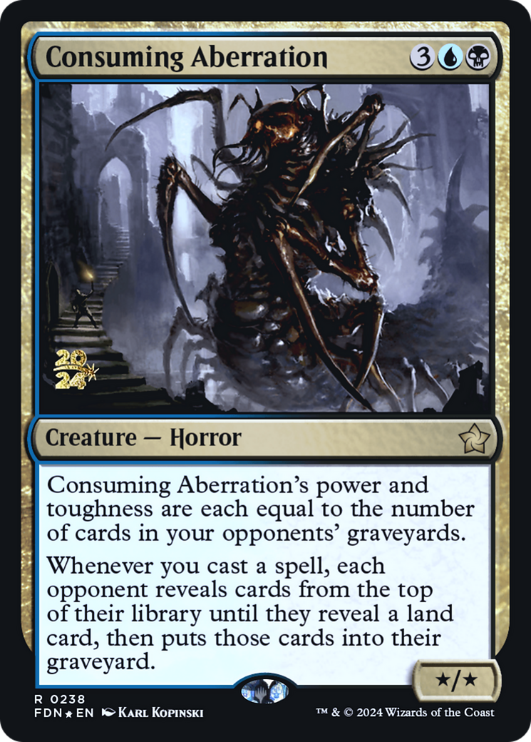 Consuming Aberration (FDN) [Foundations Promos] Foil