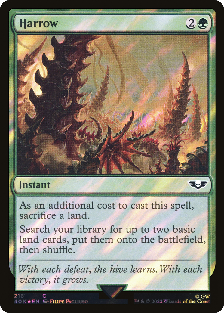 Harrow (Surge Foil) [Warhammer 40,000 Commander] Foil