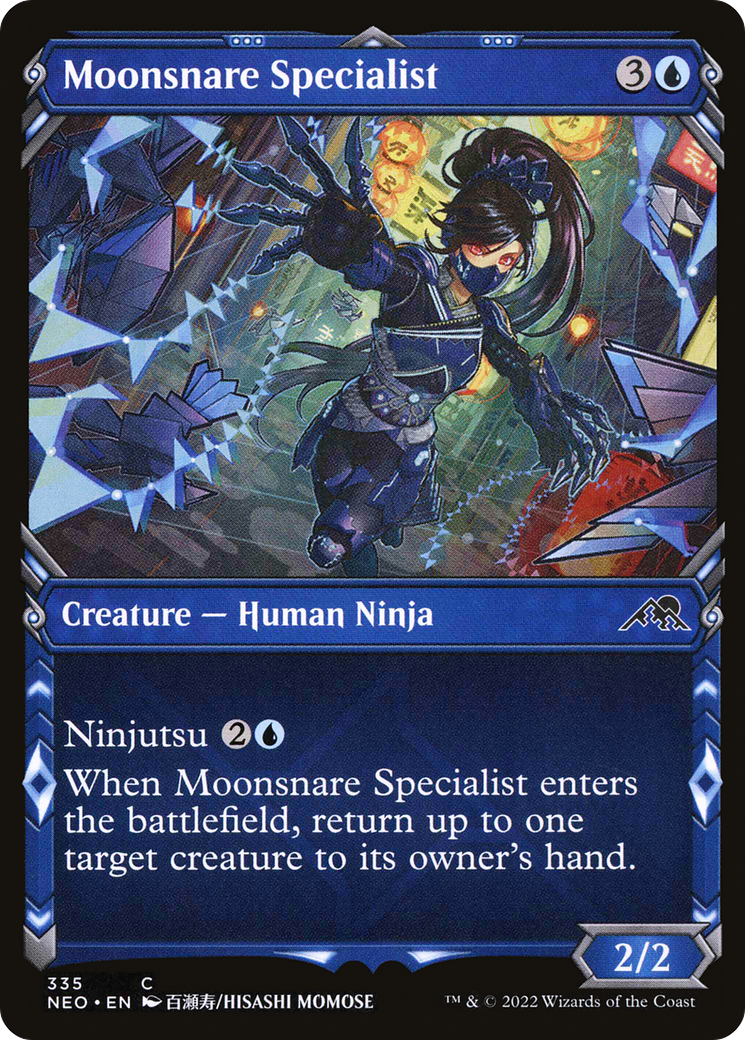 Moonsnare Specialist (Showcase): (Showcase) [Kamigawa: Neon Dynasty]