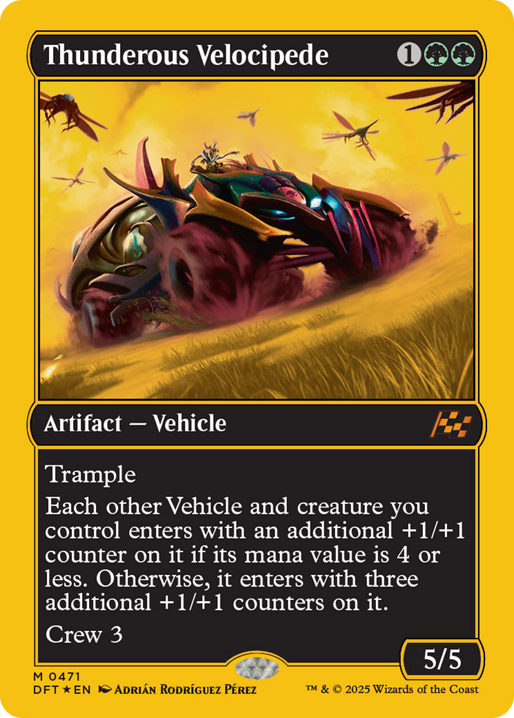 Thunderous Velocipede (First-Place Foil) [Aetherdrift] Foil