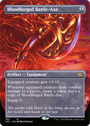 Bloodforged Battle-Axe (Borderless) - Double Masters 2022