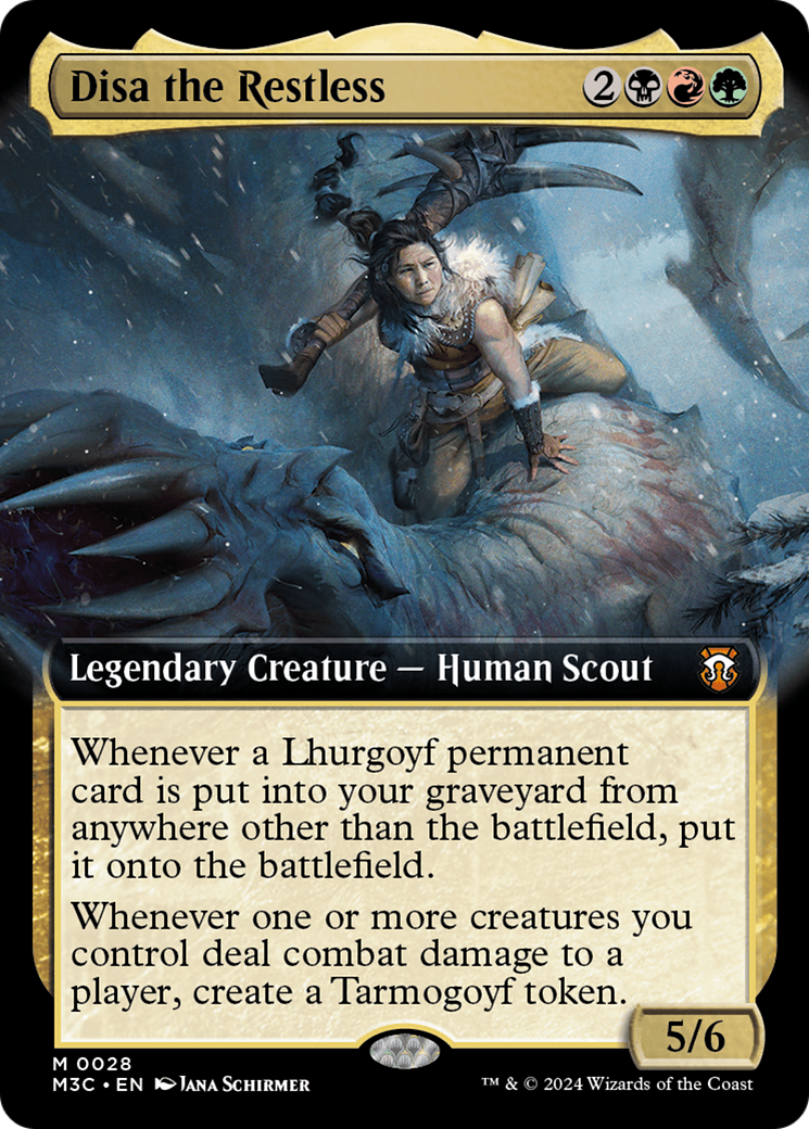 Disa the Restless (Extended Art): (Extended Art) [Modern Horizons 3 Commander]