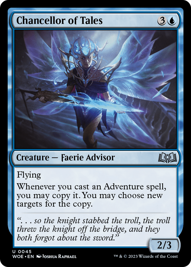 Chancellor of Tales - Wilds of Eldraine