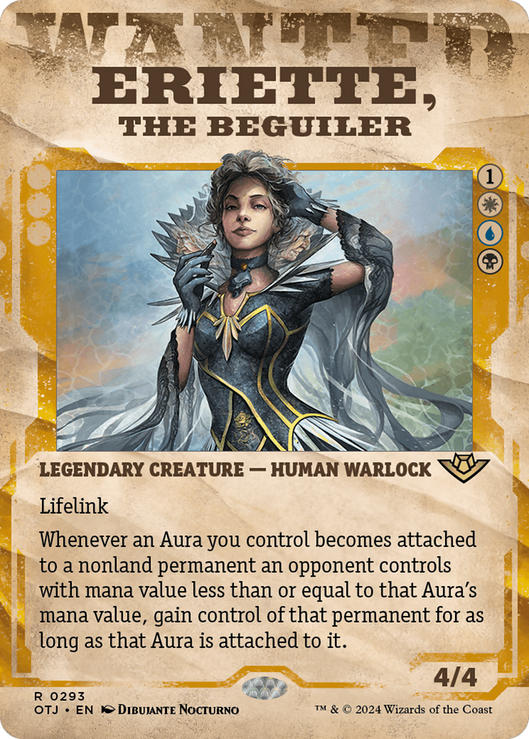 Eriette, the Beguiler (Showcase): (Showcase) (Borderless) [Outlaws of Thunder Junction]