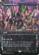 Drannith Ruins (Halo Foil): (Showcase) (Borderless) [March of the Machine: The Aftermath] Foil