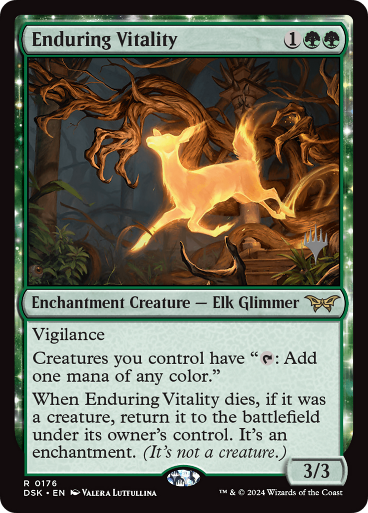 Enduring Vitality: (enchantment) [Duskmourn: House of Horror Promos]