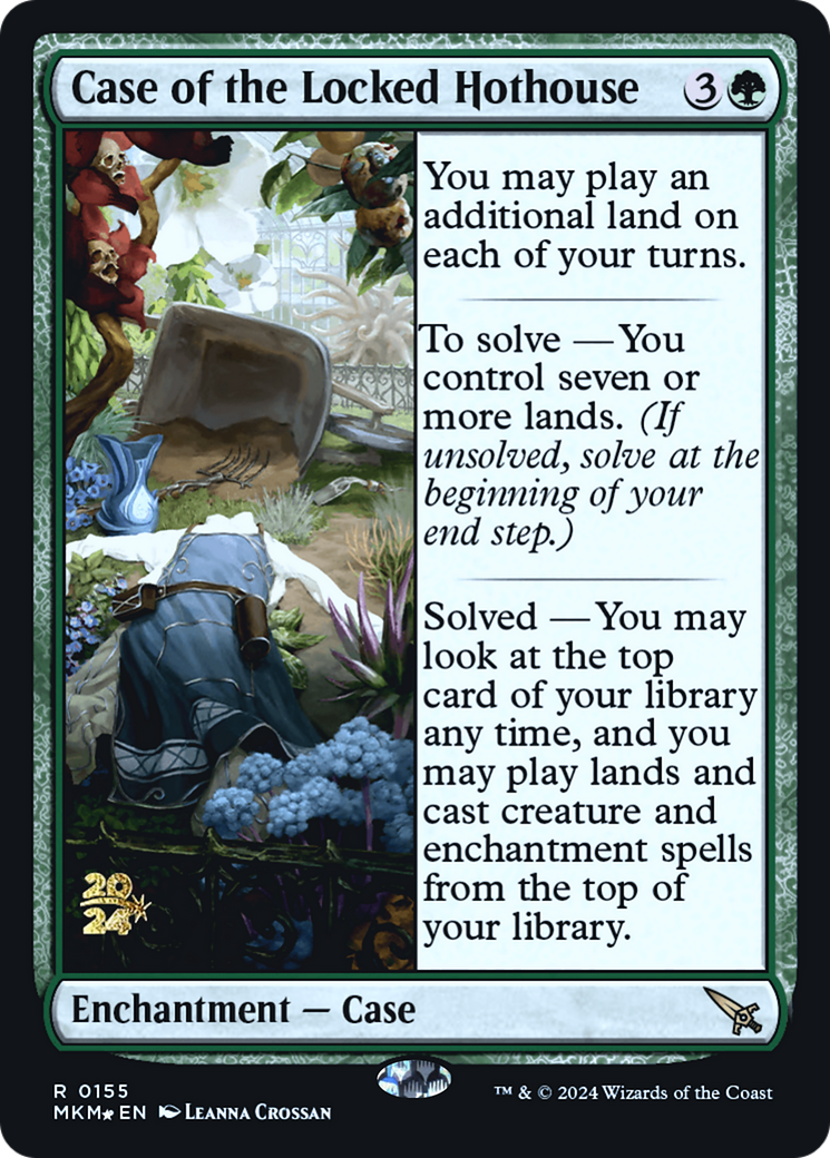Case of the Locked Hothouse - Murders at Karlov Manor Promos Foil