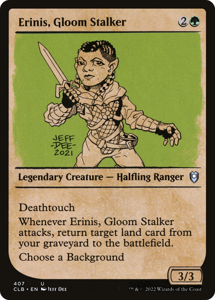 Erinis, Gloom Stalker (Showcase): (Showcase) [Commander Legends: Battle for Baldur's Gate]
