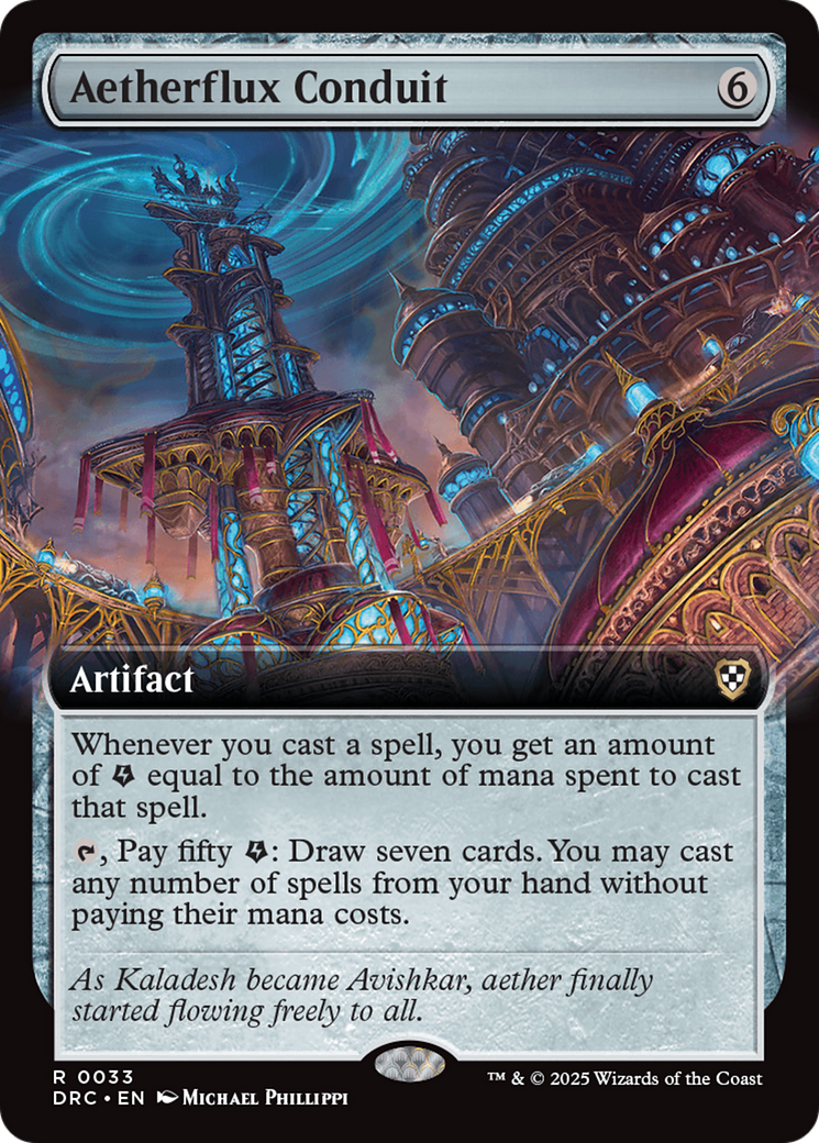 Aetherflux Conduit (Extended Art) - [Commander: Aetherdrift]: (Extended Art)