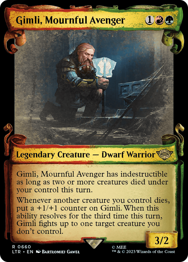 Gimli, Mournful Avenger (Showcase Scrolls): (Showcase) [The Lord of the Rings: Tales of Middle-earth]