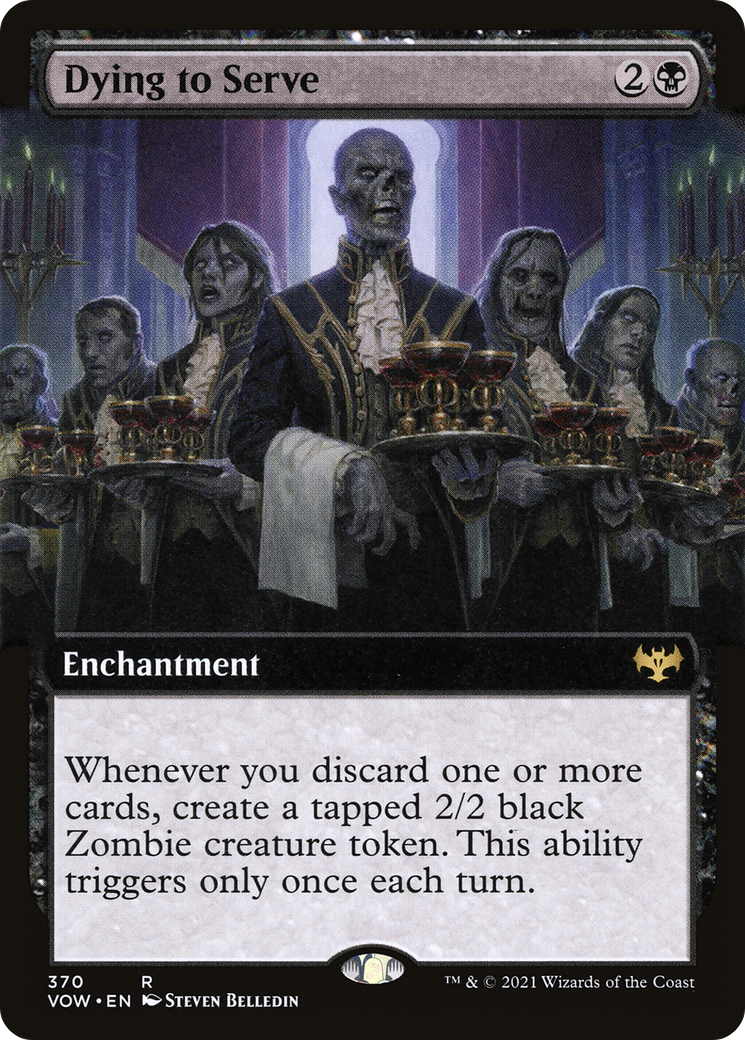 Dying to Serve (Extended Art): (Extended Art) [Innistrad: Crimson Vow]