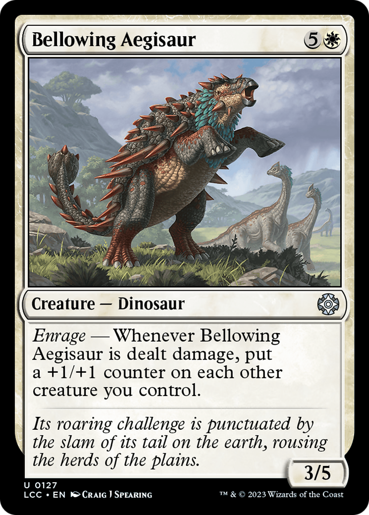Bellowing Aegisaur - The Lost Caverns of Ixalan Commander