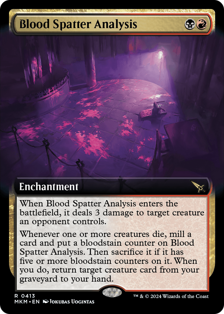 Blood Spatter Analysis (Extended Art) - Murders at Karlov Manor: (Extended Art)