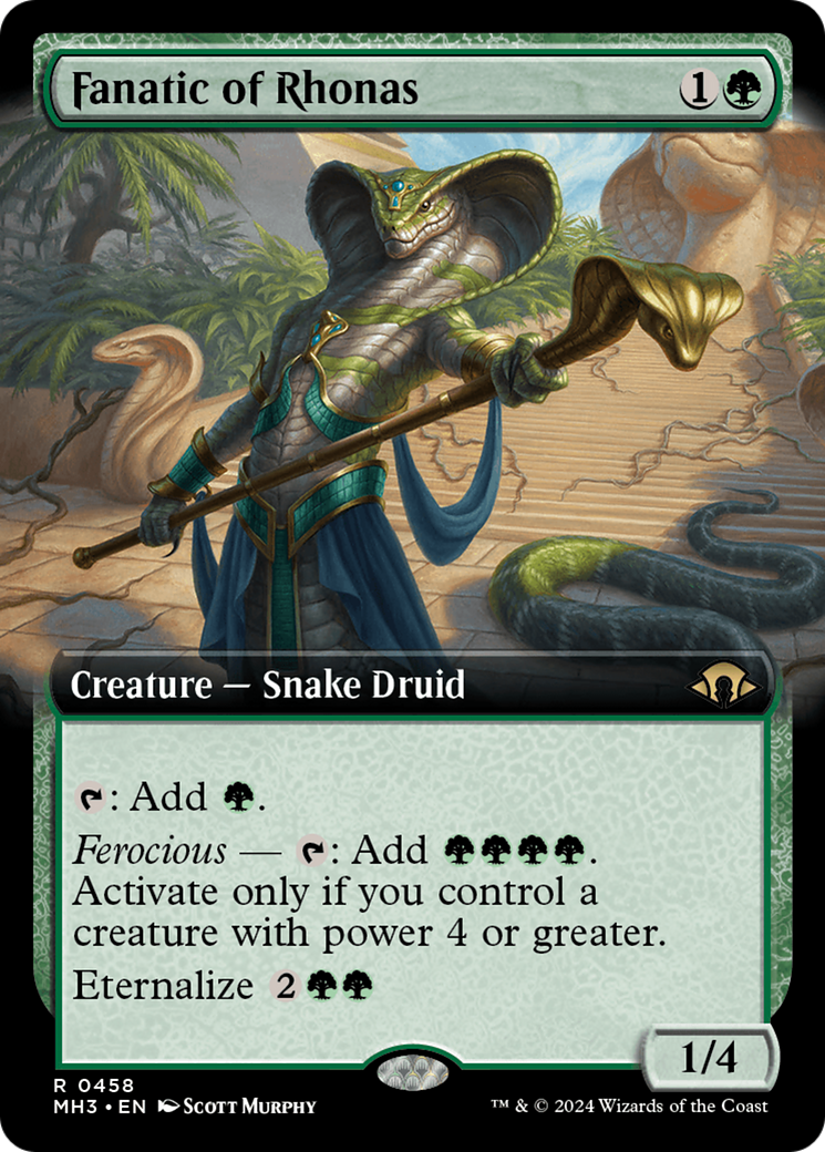 Fanatic of Rhonas (Extended Art): (Extended Art) [Modern Horizons 3]