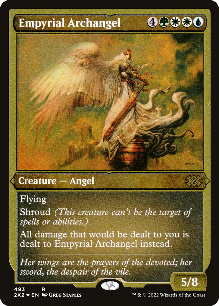 Empyrial Archangel (Foil Etched) - Double Masters 2022 Foil