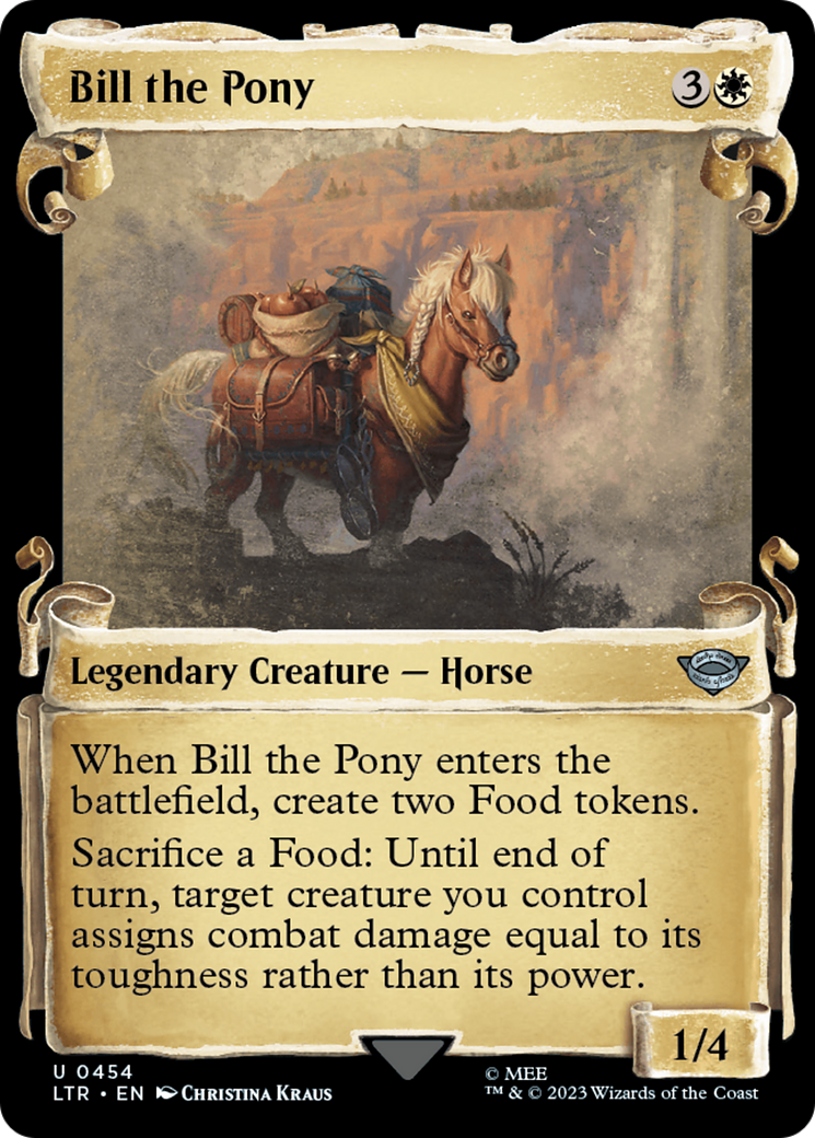 Bill the Pony (Showcase Scrolls) - The Lord of the Rings: Tales of Middle-earth: (Showcase)