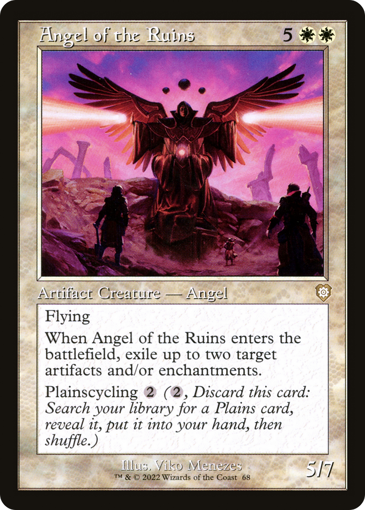 Angel of the Ruins (Retro Frame) - The Brothers' War Commander