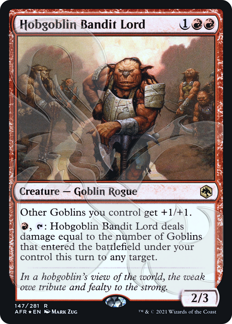 Hobgoblin Bandit Lord [Adventures in the Forgotten Realms Promos] Foil