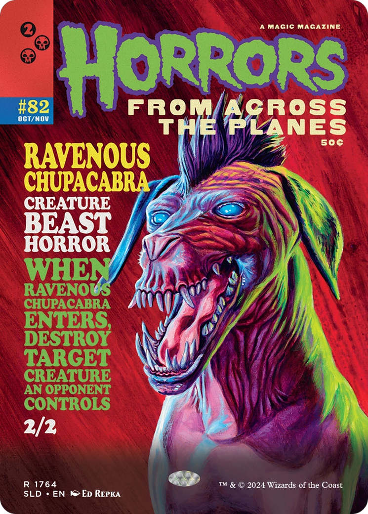 Ravenous Chupacabra (1764) [Secret Lair Drop] (Borderless)