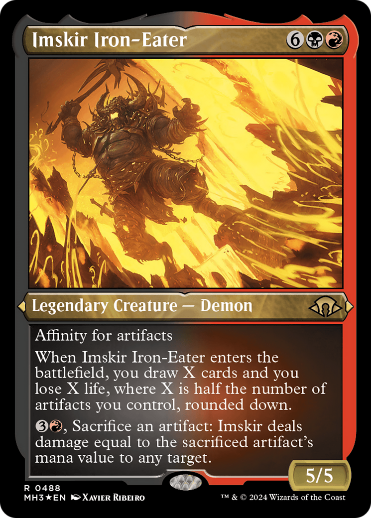 Imskir Iron-Eater (Foil Etched) [Modern Horizons 3] Foil