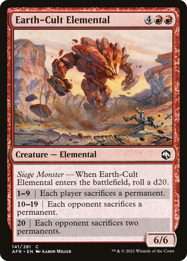 Earth-Cult Elemental [Adventures in the Forgotten Realms]