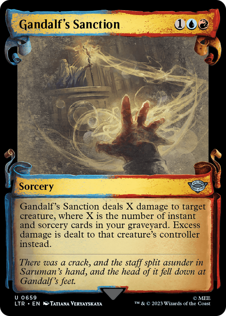 Gandalf's Sanction (Showcase Scrolls): (Showcase) [The Lord of the Rings: Tales of Middle-earth]