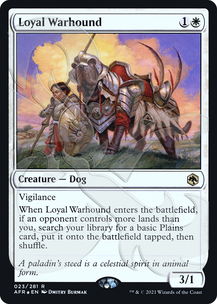 Loyal Warhound - [Adventures in the Forgotten Realms Promos] Foil