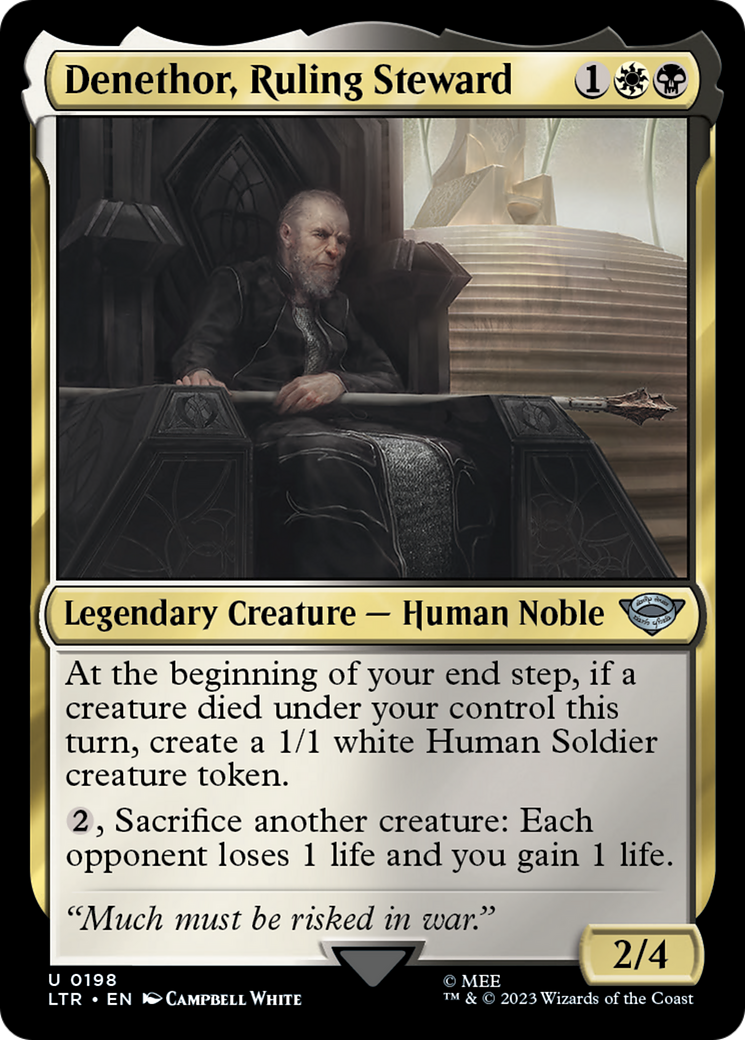 Denethor, Ruling Steward - The Lord of the Rings: Tales of Middle-earth