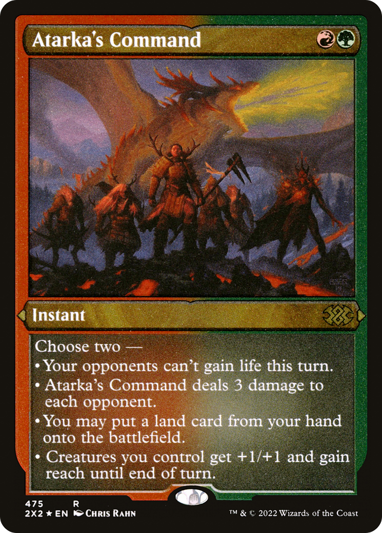 Atarka's Command (Foil Etched) - Double Masters 2022 Foil