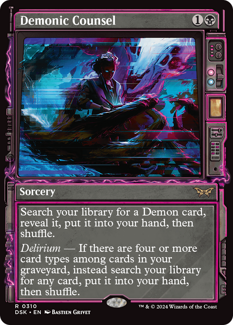 Demonic Counsel (Showcase): (Showcase) [Duskmourn: House of Horror]