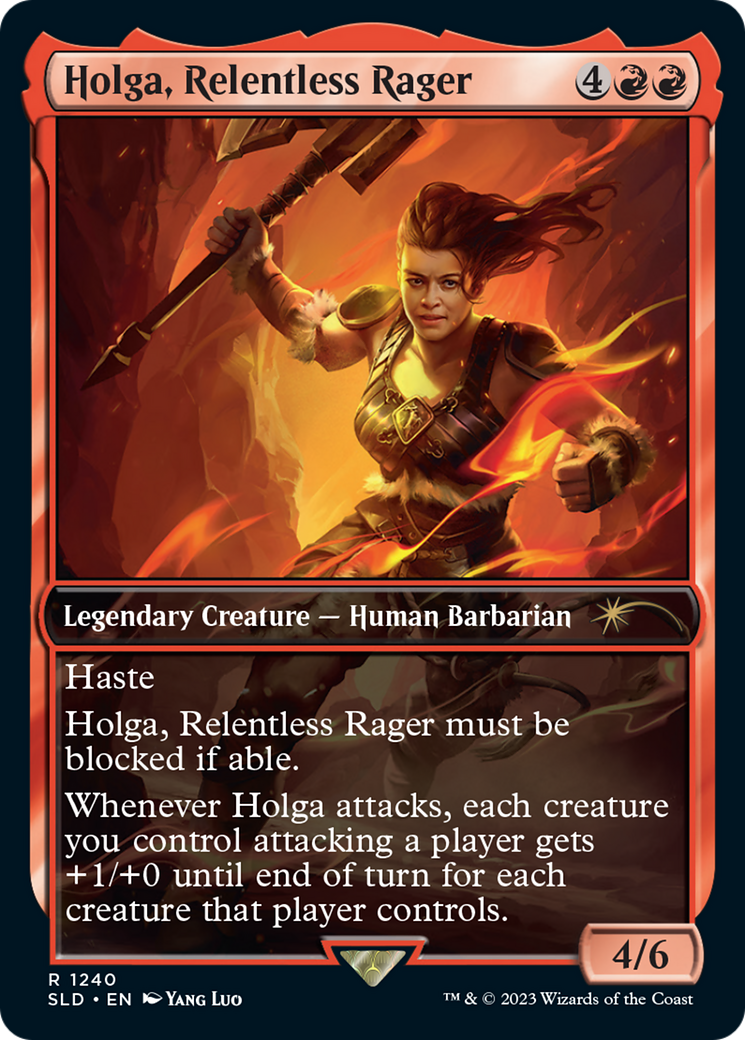 Holga, Relentless Rager [Secret Lair Drop] / Holga, Relentless Rager