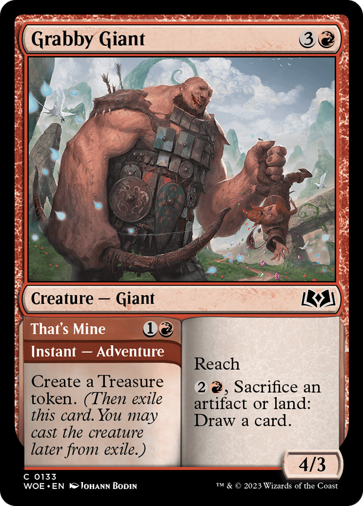 Grabby Giant [Wilds of Eldraine]