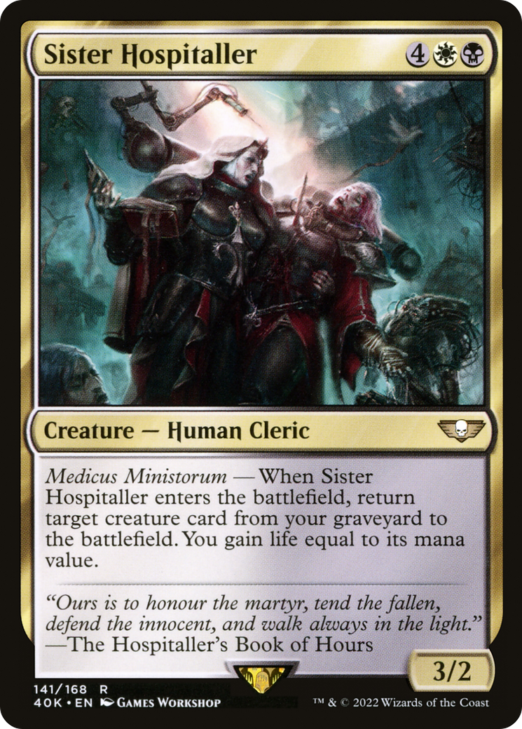 Sister Hospitaller - [Warhammer 40,000 Commander]