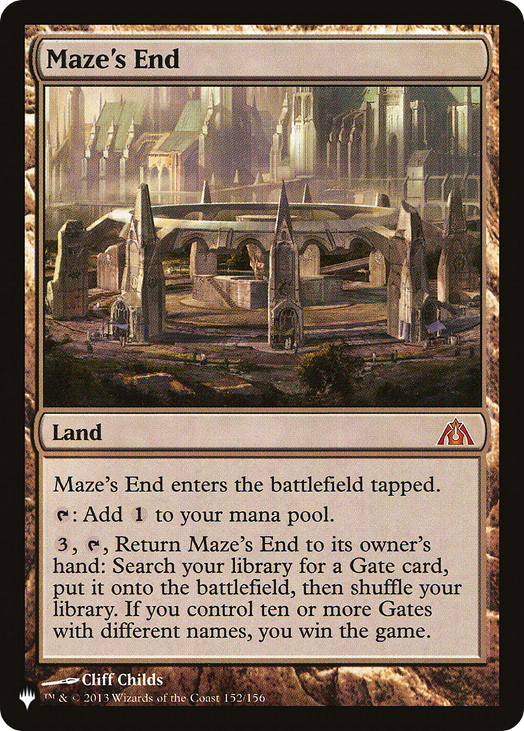 Maze's End - [The List]